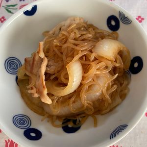万福の作ってみた!投稿(しみしみ満足【豚こまと白滝の炒め煮】)