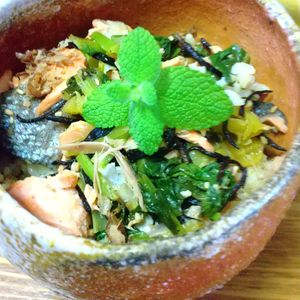 チョロリスの作ってみた!投稿(【鮭と小松菜の混ぜごはん】味わい豊かな栄養満点ごはん♪)