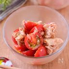 【ミニトマトとツナの白だし和え】サッと作れるスピード副菜！