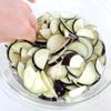 火を使わない！生なすのごま味噌あえの工程2