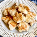 米粉でカリッ！！鶏もも肉のシンプル塩焼き