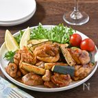 【鶏肉とズッキーニのハニーレモン炒め】さっぱりガッツリおかず