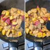 さつまいもと鶏むね肉の甘辛ごまマヨ炒め│ほっこり満足秋おかずの工程4