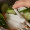 大根コールスロー【ツナ胡麻マヨネーズ】の工程1