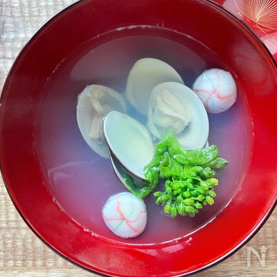 材料2つだけ!ハマグリのお吸い物(蛤の潮汁)