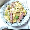 M＊Pの作ってみた!投稿(とろとろ！白ネギとベーコンエッグごはん)