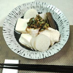 M＊Pの作ってみた!投稿(【鶏むね肉、長芋、豆腐のにらしょうゆかけ】ダイエット中にも♪)