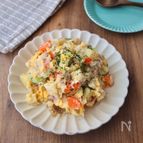 3歳の娘が抱えて食べた！重ね煮ポテトサラダ