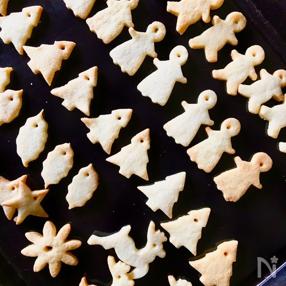 【保存版・基本の型抜きクッキー生地】簡単クリスマスのクッキー