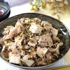 家族にも大好評！ご飯にもビールにも◎【豚肉と豆腐の高菜炒め】