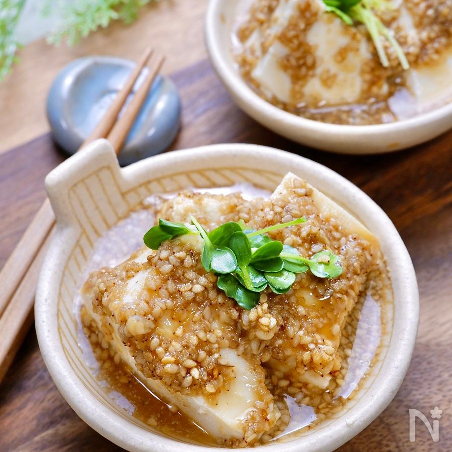 五香豆腐のごまヌードルのレシピ