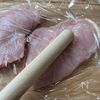 【むね肉の甘辛ソースカツ】男子大絶賛♪の下準備