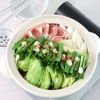 【豚肉とキャベツのもつ鍋風】おうちにある調味料でラクうま♡