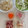 からだポカポカ♡白菜の豆乳ちゃんぽん麺の工程1