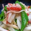 こまりこ😃の作ってみた!投稿(【新玉ねぎとスナップえんどうのさっぱり和え】調味料2つで激旨)