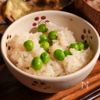 【こどもが食べる】グリンピースごはんの工程3