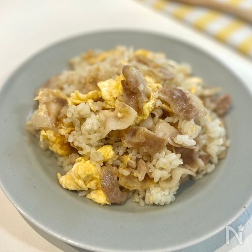 魚醤でコクうま!豚バラ卵チャーハン