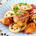 【シャキッとれんこんと鶏のコク旨バター】ご飯もお酒も進みすぎ