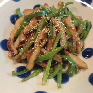 なべ円の作ってみた!投稿(さつま揚とピーマンの甘辛きんぴら【#作り置き #お弁当】)