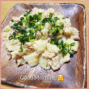 ナムディの作ってみた!投稿(時短で完成！和風ツナマヨポテトサラダ)