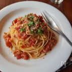万能トマトソースとツナのパスタ