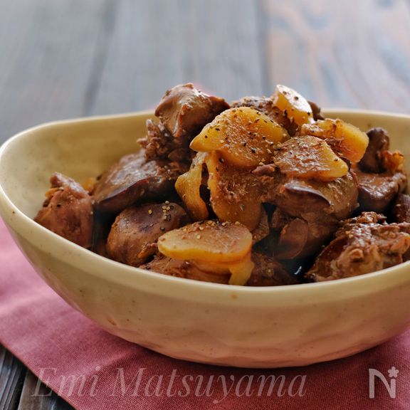 美味しく鉄分補給！＊新生姜と鶏レバーの甘辛煮＊