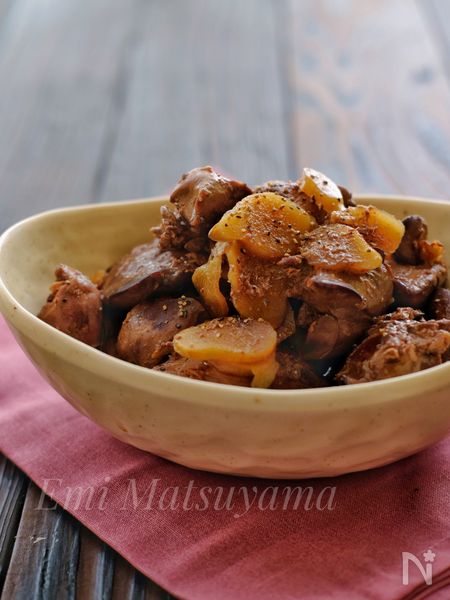 美味しく鉄分補給！＊新生姜と鶏レバーの甘辛煮＊