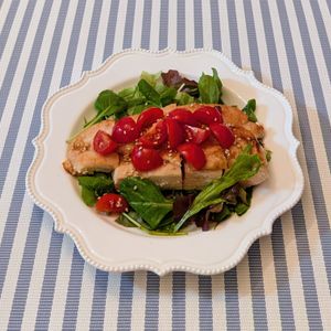𝔂𝓾𝓶𝓲🍓の作ってみた!投稿(【パリパリチキンのトマトポン酢だれ】鶏むね肉でコスパ抜群♪)