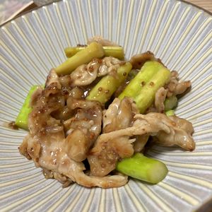 Natsukoの作ってみた!投稿(ワンパン10分！【豚肉とアスパラのハニーマスタード炒め】)