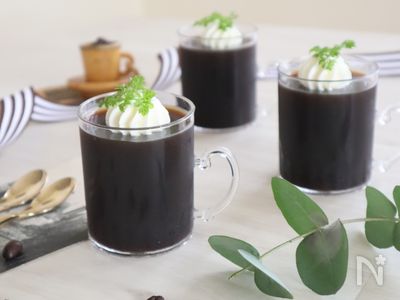 ひんやり コーヒーゼリー ゼラチン 初級 By Hoppe レシピサイト Nadia ナディア プロの料理家のおいしいレシピ