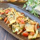 たっぷり夏野菜の！揚げさば南蛮漬け
