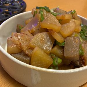 rieの作ってみた!投稿(めんつゆでラクラク♪味しみ♪『大根とこんにゃくのおかか煮』)