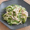 ついつい箸がすすむ!鶏皮ときゅうりのポン酢和え