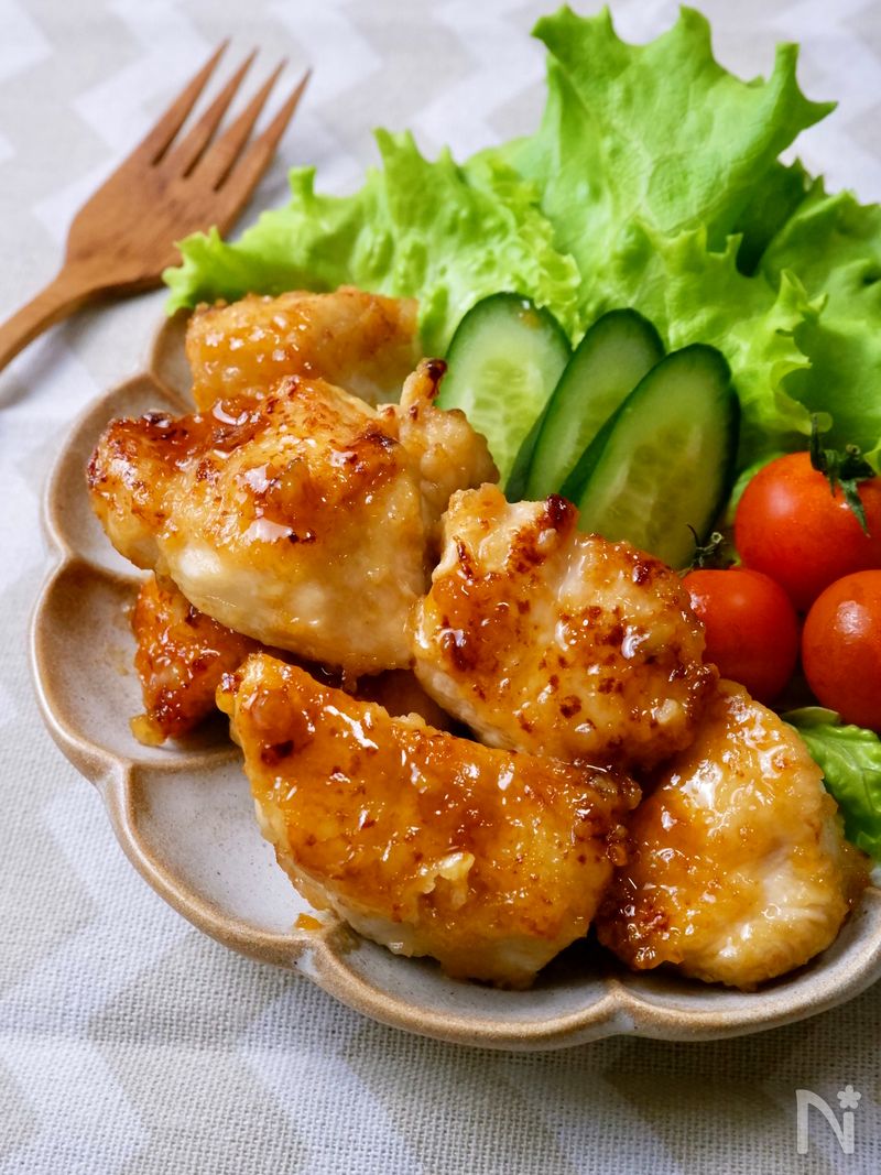 レモンガーリックバター鶏もも肉のレシピ