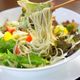 お野菜たっぷりのサラダ蕎麦柚子胡椒味