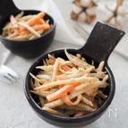 【簡単副菜】ごまの香りがたまらない！デパ地下のごぼうサラダ