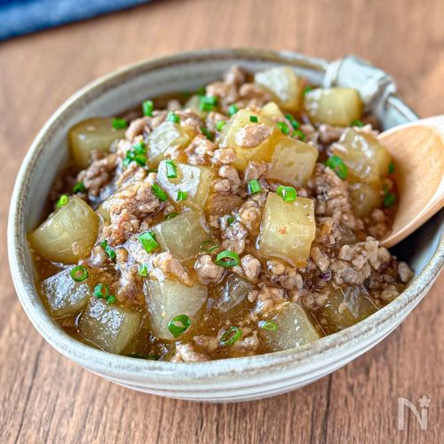 煮込み時間5分◎ほっこり美味しい【大根のそぼろ煮】