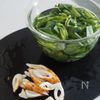 甘辛さがやみつきに！【ほうれん草とちくわのふわたま炒め】の工程1