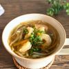 冷凍むきえびと野菜の中華風スープ