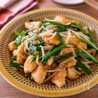 【鶏むね肉のレバニラ風炒め】ご飯が進む鶏むねおかず♪