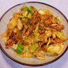 ひろりぃの作ってみた!投稿(【ご飯おかわり♡】豚こまキャベツのワンパン回鍋肉☆10分速攻)