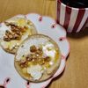 ナムディの作ってみた!投稿(クリームチーズとくるみのオープンサンド)