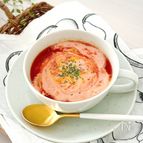レンジde2分！早ウマ！トマト&チーズのカップポタージュ