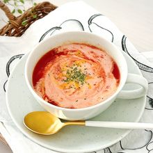 レンジde2分!早ウマ!トマト&チーズのカップポタージュ