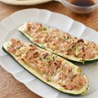トースターで完成！ズッキーニのツナマヨボート