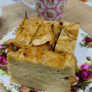 もんぶらん°・*:.。.☆の作ってみた!投稿(ホットケーキミックスで♪りんごのガトー・インビジブル)