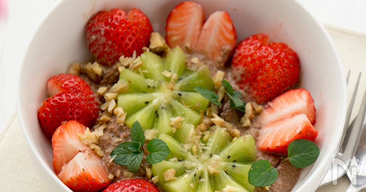 ココナッツチアプディングのレシピ