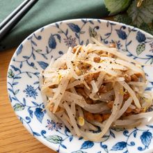 騙されたと思って食べてみて♡納豆ともやしの塩ごまだれナムル
