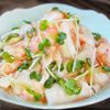 すだち香る【長芋カイワレ大根の明太和え】