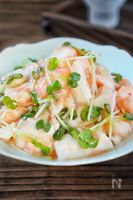 すだち香る【長芋カイワレ大根の明太和え】